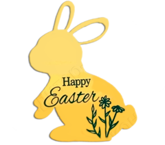 Украшение акриловое "Пасхальный кролик"