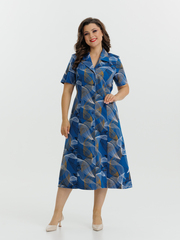 4536 Халат на пуговицах