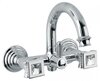 Cezares OLIMP-VD-01-Sw OLIMP-VD-01-Sw Смеситель для ванны, хром, ручки sarowski