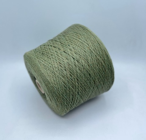 Бобинная пряжа (пр.Италия), art-Yak baby brown ,2/11 550м/100гр. 30%Меринос, 70%Бэби як, цвет-Припыленная осока,меланж, арт.31515