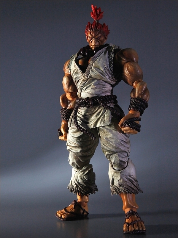 Super Street Fighter IV Play Arts Kai Figure - Akuma White