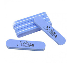 Пилка-баф (шлифовщик) Soline Charms - овал мини 100/180 синяя