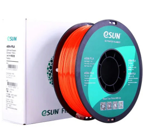 Катушка пластика eSilk-PLA Esun, 1.75 мм, 1 кг, коралловая