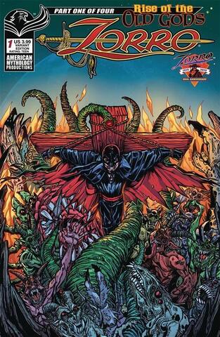 Комплект комиксов Zorro: Rise of the Old Gods #1-4