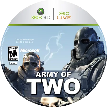 Army of two Xbox 360. Army of two дисковые игры. Army of two купить на Xbox 360. Игра на Xbox 360 Army of two оружия.