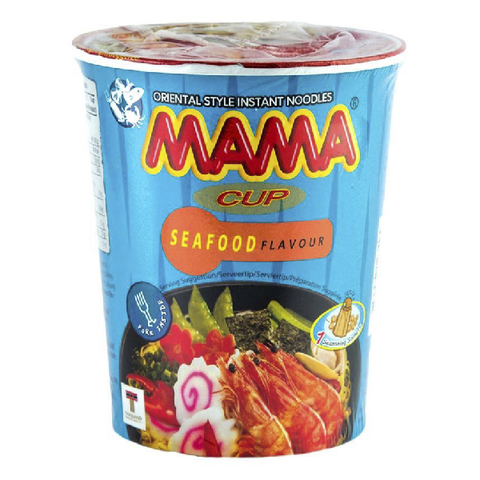 Лапша со вкусом морепродуктов МАМА, 70 гр