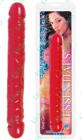 Красный двухголовый фаллос ESSENTIALS
