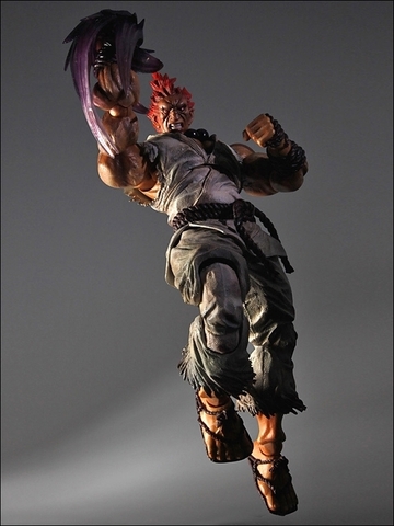 Super Street Fighter IV Play Arts Kai Figure - Akuma White