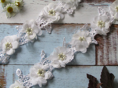 Кружево плетёное, ш. 6-6,5 см, белый