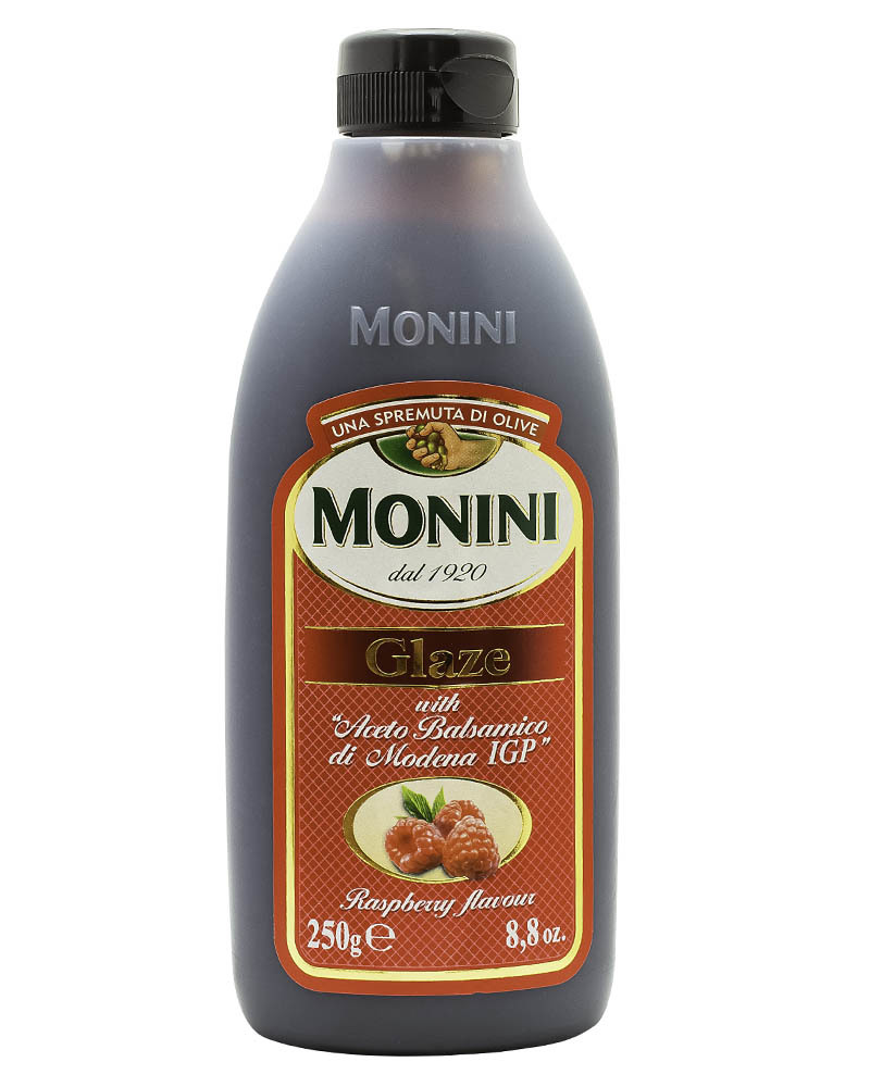 Бальзамический соус Monini со вкусом малины (глазурь) 250 мл.