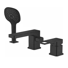 Смеситель на борт ванны HAIBA HB80615-7 черный