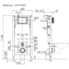 Ceramica Nova CN121001 Система инсталляции Balance, арт. CN121001