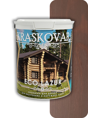 Пропитка для дерева Kraskovar Eco Lazur махагон