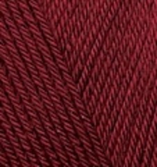 ALIZE "DİVA", 100% Микрофбира акрил, 100 гр, 350 м, 57 бордовый