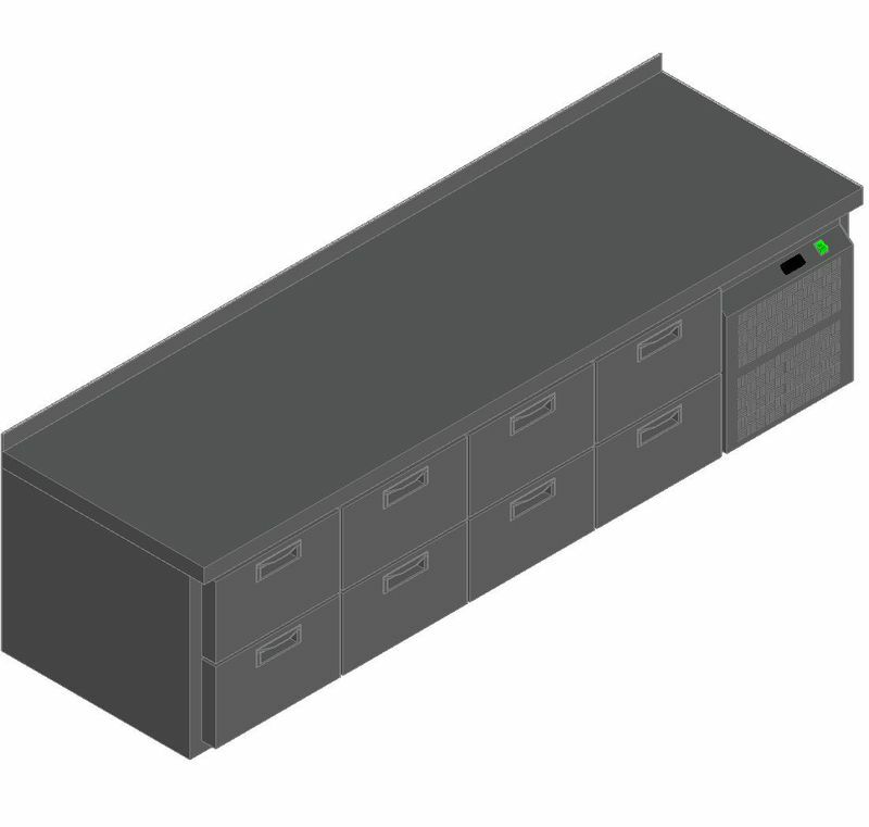 СТОЛ С ОХЛАЖД.ШКАФОМ HICOLD GN2222/TN LT SH