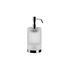 Gessi 38839#031 Gessi Emporio Accessories Дозатор для жидкого мыла настольный, сатинированное стекло, фурнитура хром фото
