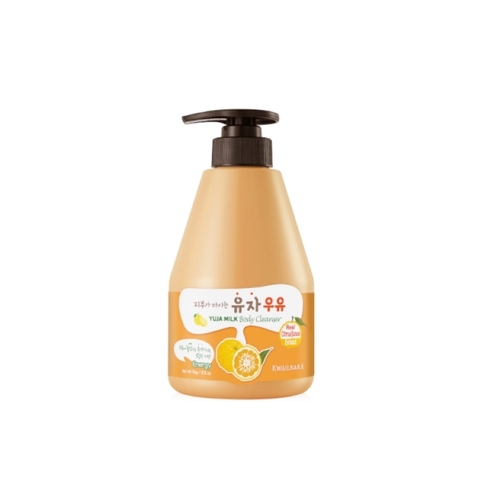 Welcos Kwailnara Yuja Milk Body Cleanser Гель для душа с экстрактом юдзу