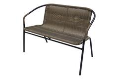 Диван Марсель арт.WR2719-B ротанг искусственный (желто-черный) "Garden story"