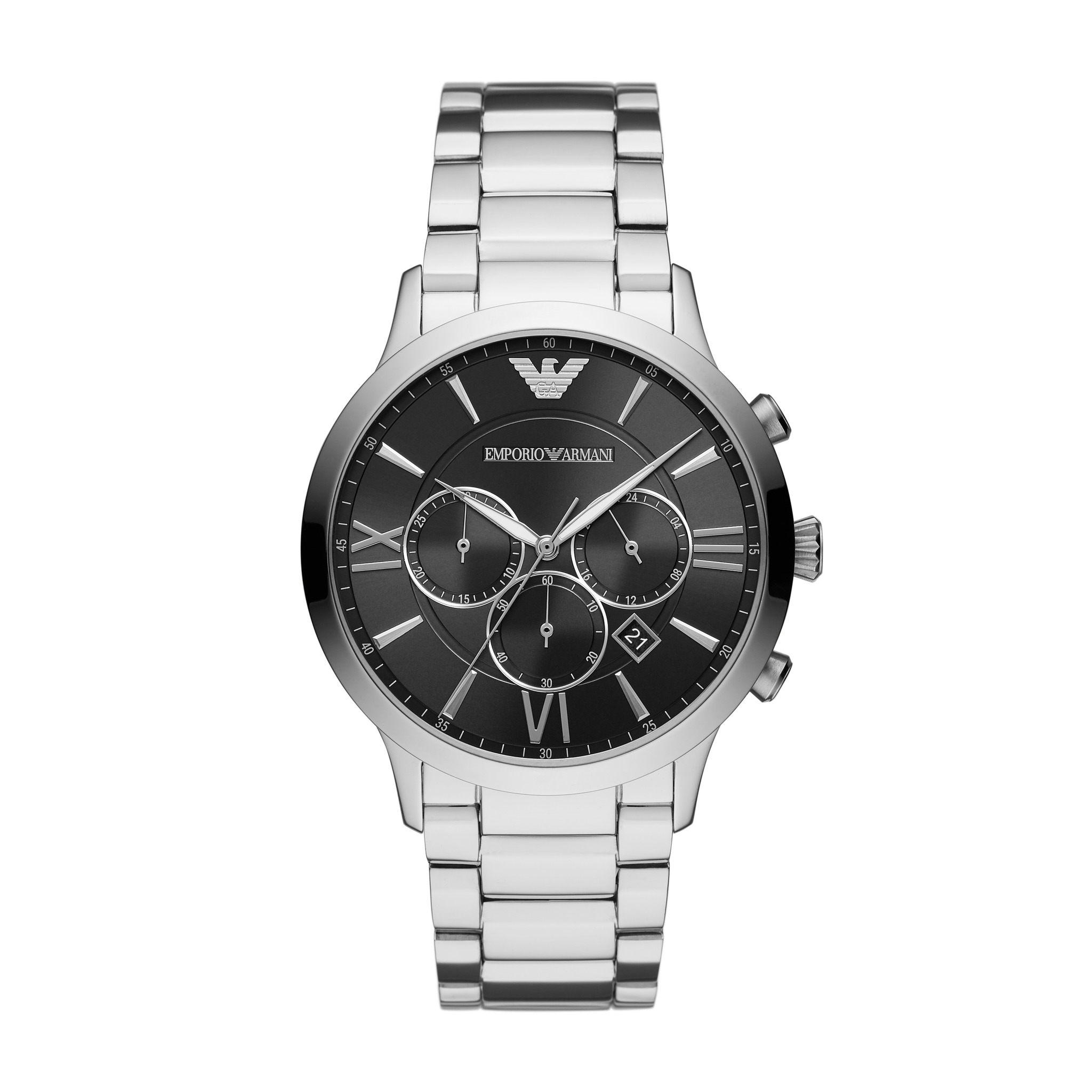 emporio armani ladies watch brown leather strap