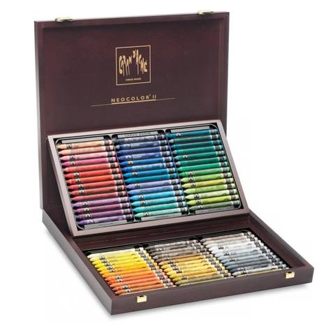 Набор акварельной пастели Caran d'Ache Neocolor® II Aquarelle, 84 цвета (7500.384)