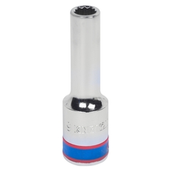 KING TONY (423009M) Головка торцевая глубокая двенадцатигранная 1/2", 9 мм