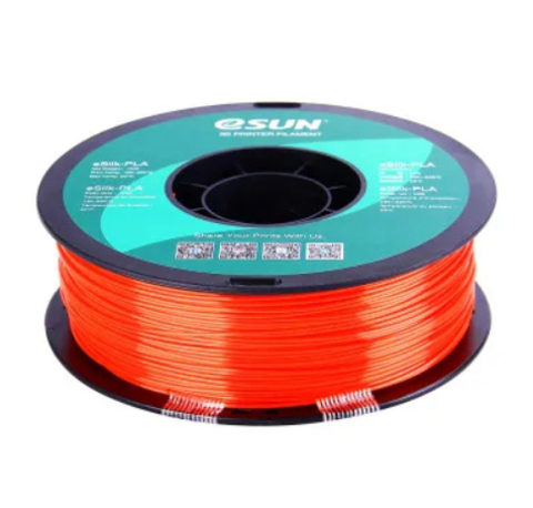 Катушка пластика eSilk-PLA Esun, 1.75 мм, 1 кг, коралловая