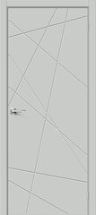 Межкомнатная дверь Граффити-5.Д.П Grey Silk / Двери Браво
