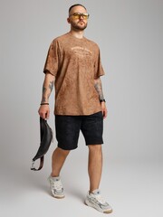 Фуфайка (футболка) мужская Сидней-5 Виотекс КОРИЧНЕВЫЙ