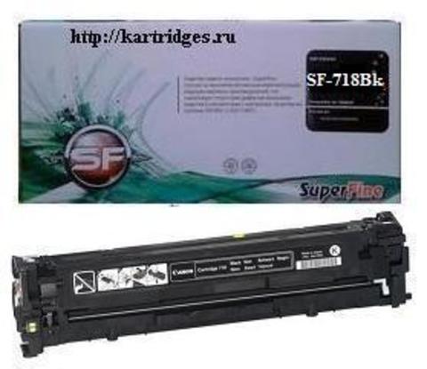 Картридж SuperFine SF-Cartridge 718Bk