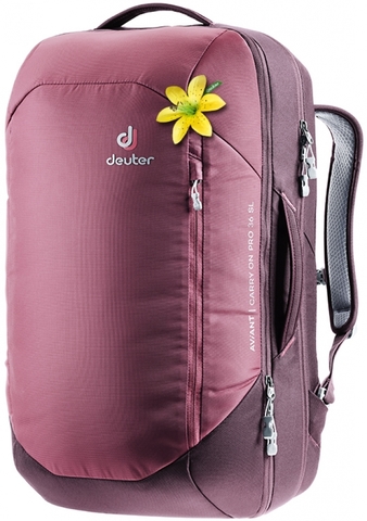 Картинка рюкзак для путешествий Deuter Aviant Carry On Pro 36 SL maron-aubergine - 1