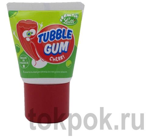 Жевательная резинка в тюбике Lutti Tubble Gum Cherry, 35 гр