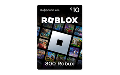 Карта оплаты Roblox 10 USD USA [Цифровая версия] (для ПК, цифровой код доступа)