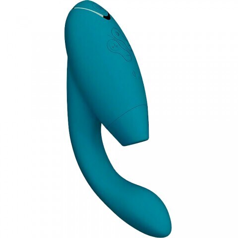 Cтимулятор клитора и точки G Womanizer DUO 2, бирюзовый