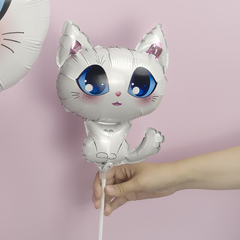 К Мини-фигура, Котенок, Белый, 15''/38 см, 5 шт.