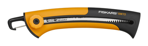 Пила садовая Fiskars Xtract SW72 малый черный/оранжевый (1000612)