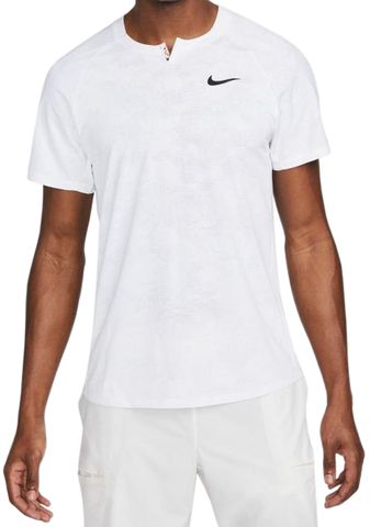 Поло теннисное Nike Dri-Fit Slam Tennis Top - white/black