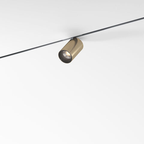 Магнитный трековый светильник Elektrostandard Mini Magnetic 5W 3000K 85202/01 латунь/черный