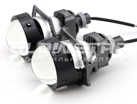 Билед модули Sariti S7 3.0 дюйма, 2 чипа, 5500К, 12V, 49W/58W, крепление 3R и съемное гаечное (комплект, 2шт)