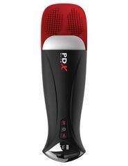 Мастурбатор в колбе с вибрацией Fuck-O-Matic Pro XL - 