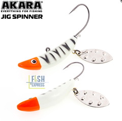 Приманка Akara Jig Spinner 50 мм 35 гр. 06p (фосфорный)