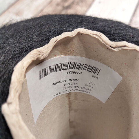 Искусственный мех LINEAPIU TEDDY 210 антрацит