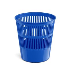 
          Корзина для бумаг ERICH KRAUSE, сетчатая, круглая, пластик, синяя, 9л., "Classic"