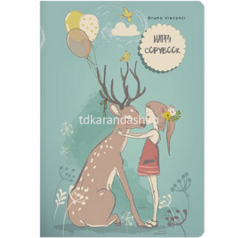 Тетрадь А5 40л клетка 