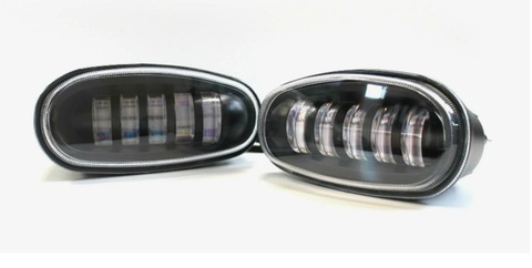 ФАРЫ ПРОТИВОТУМАННЫЕ LANOS СВЕТОДИОДНЫЕ  К-Т 2ШТ (хорошее качество со станд разъёмом)