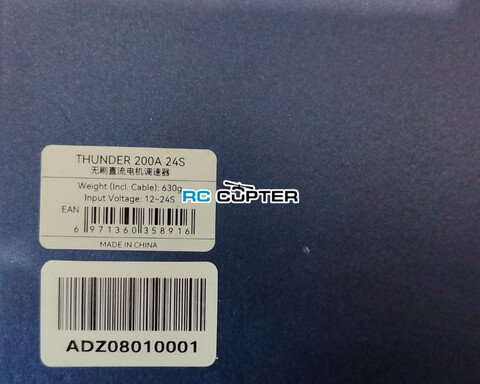 ESC регулятор мотора T-Motor Thunder 200A 14-24S