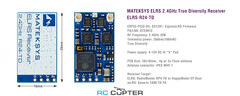 Приёмник Matek ELRS-R24-TD 2.4GHz True Diversity ELRS / mLRS