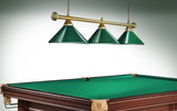 Лампа STARTBILLIARDS 3 пл. (плафоны зеленые,штанга золотая,фурнитура золото) фото №95