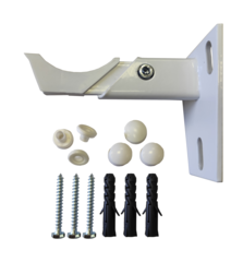 Кронштейн ТВЕК для радиаторов TESI (IRSAP) белый (70-90 мм) (твек.5.2.)