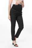 Брюки для беременных 12982 глубокий черный