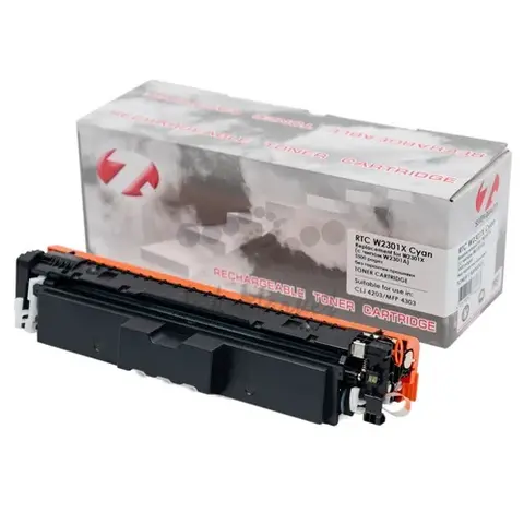 Тонер-картридж HP Color LJ 4203/4303 W2301X Cyan (5.5k). (с чипом W2301A) 7Q